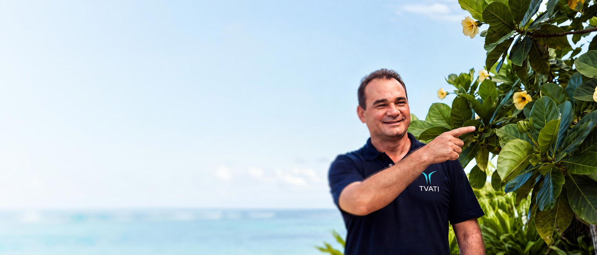 Dr Graham Matheson holding Tvati topical formula